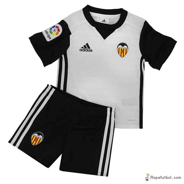 Camiseta Valencia Replica Primera Ropa Niños 2017/18